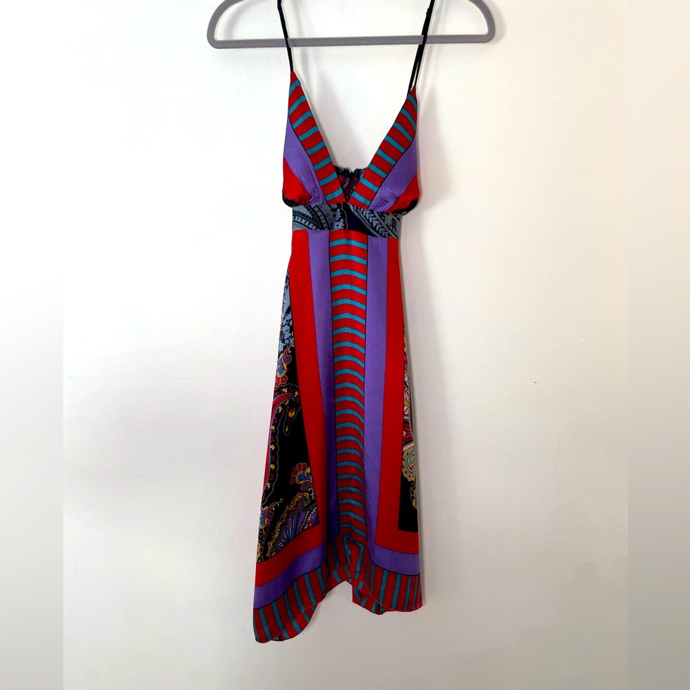 Single Dress brand women’s silk dress. Size large. - Picture 5 of 8